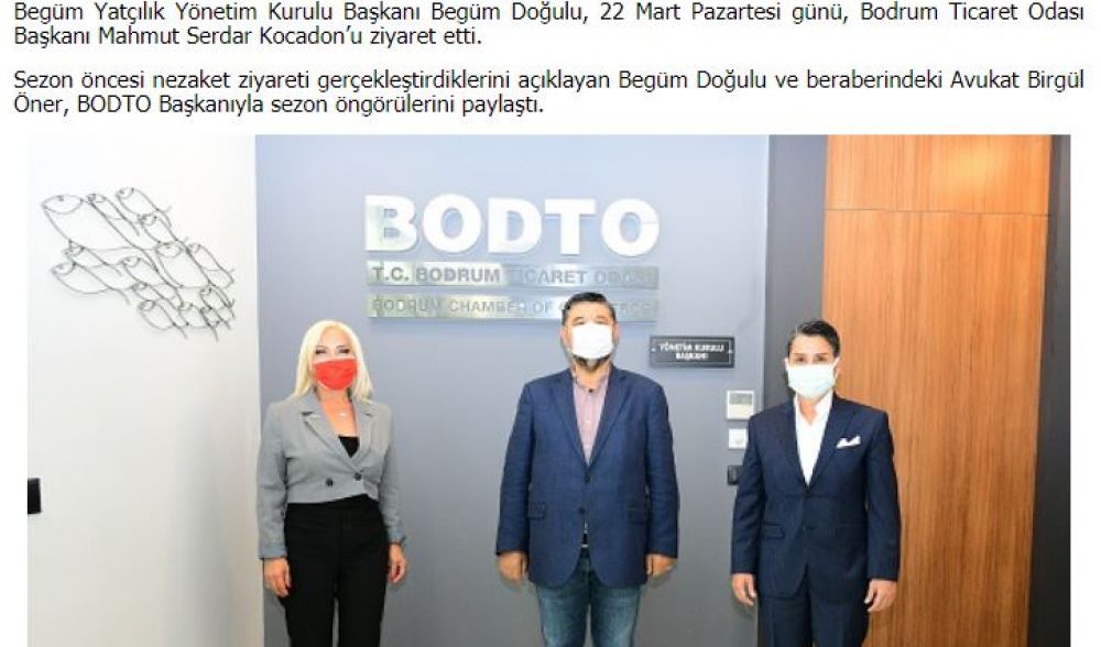 BODRUM'S WELL-ESTABLISHED BRANDS PLAY A BIG ROLE IN PROMOTION